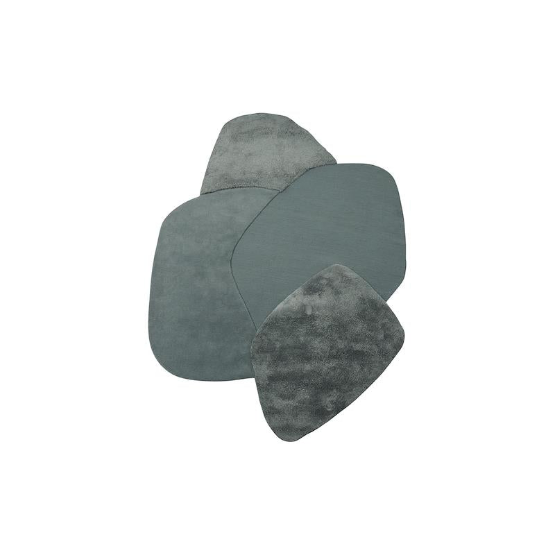 Mola rug - dusty blue