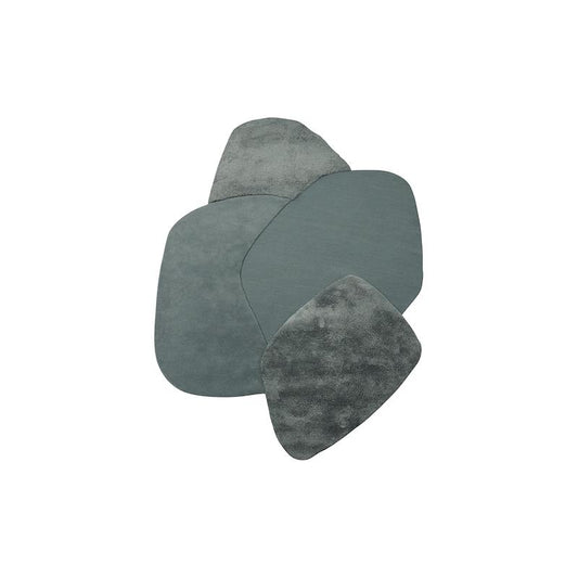 Mola rug - dusty blue