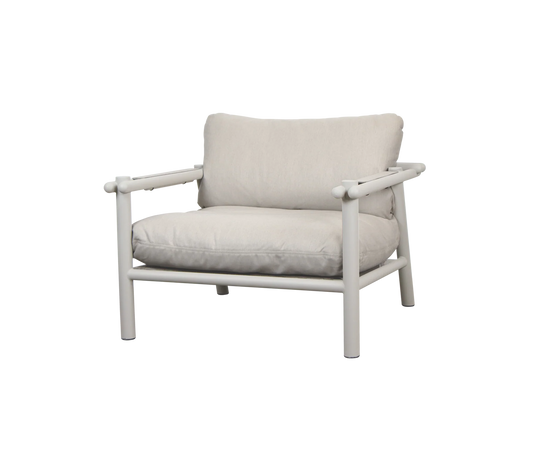 Sticks lounge chair - aluminium