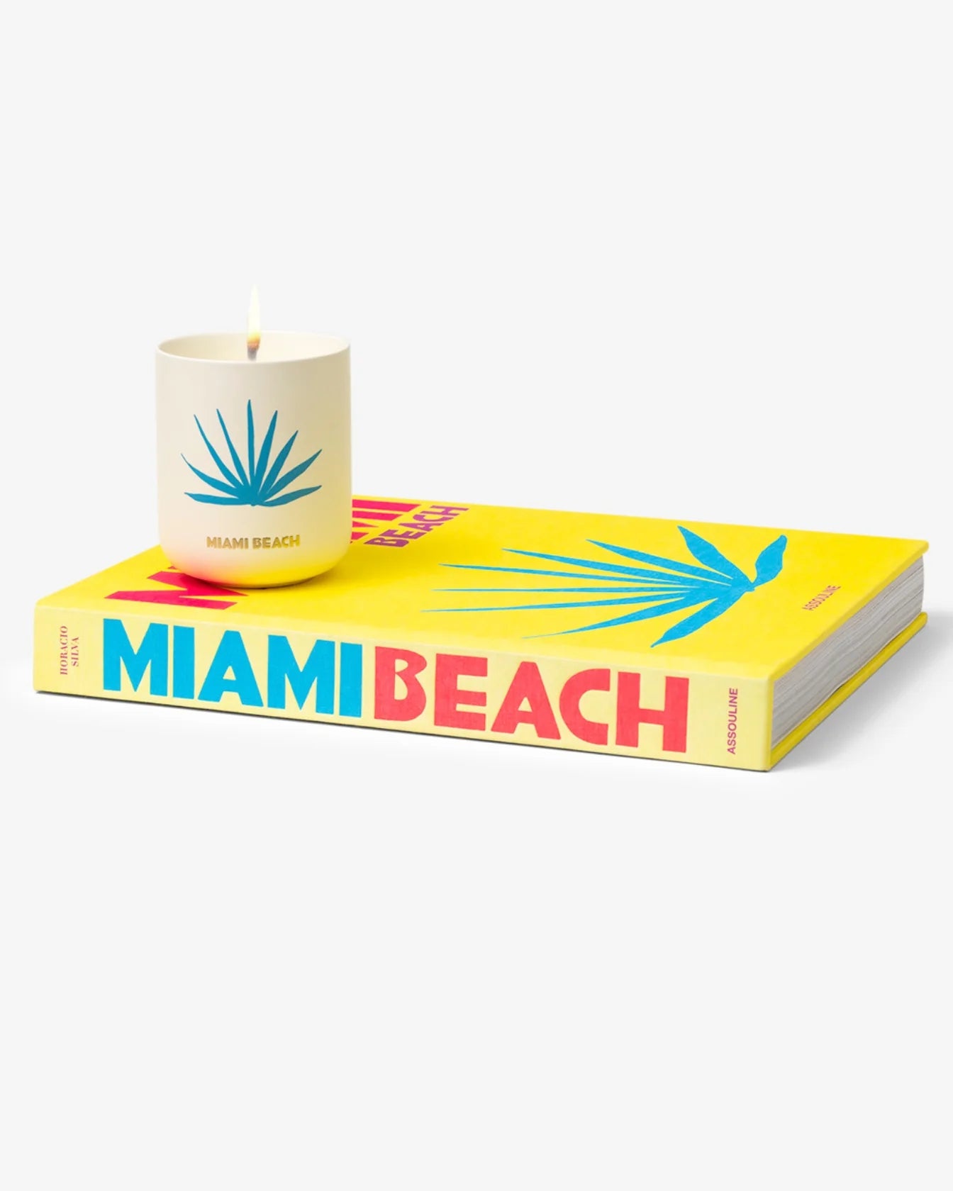 Miami Beach Book & Travel From Home Scented Candle