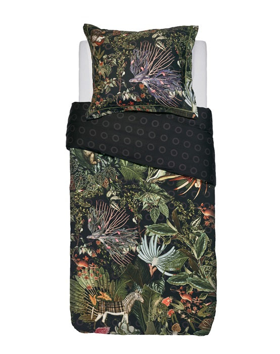 Menagerie of Extinct Animals Duvet Cover Set Raven