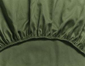 Menagerie of Extinct Animals Fitted Sheet Green