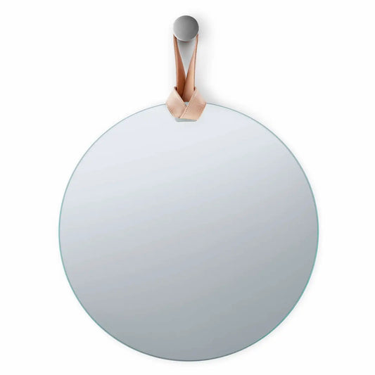 Rope Mirror - with leather strap