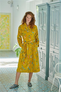 Les Fleurs Bathrobe Yellow