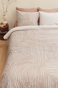 Natural Pattern Powder Duvet Covers Set vtwonen