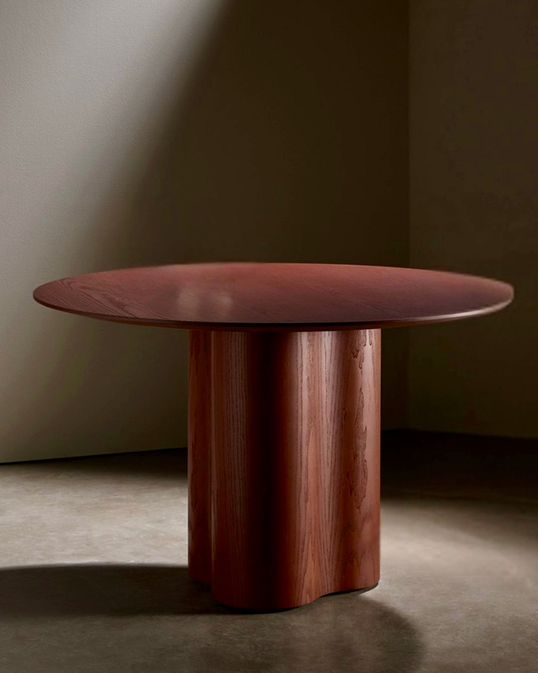 Stella  Dining Table ø 120 - Ash and Oak  (base)