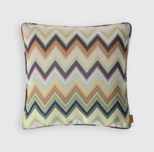Agadir Cushion - Brown & Multicoloured (40 x 40 cm)
