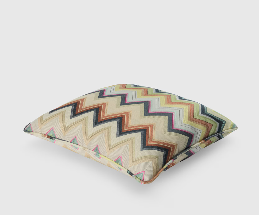 Agadir Cushion - Brown & Multicoloured (40 x 40 cm)