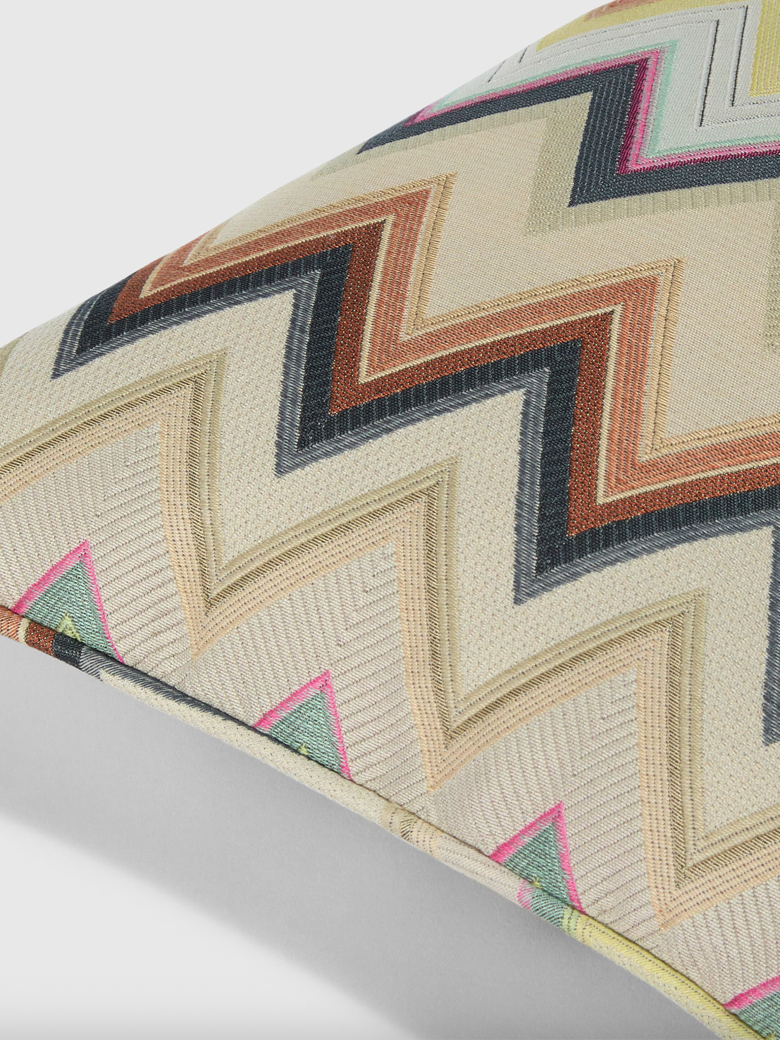 Agadir Cushion - Brown & Multicoloured (40 x 40 cm)