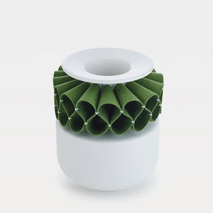 A Gola de Rufos - Small White Matt Vase