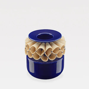 A Gola de Rufos - Small Cobalt Blue Vase