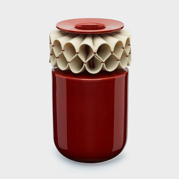 A Gola de Rufos -  Large Red Vase