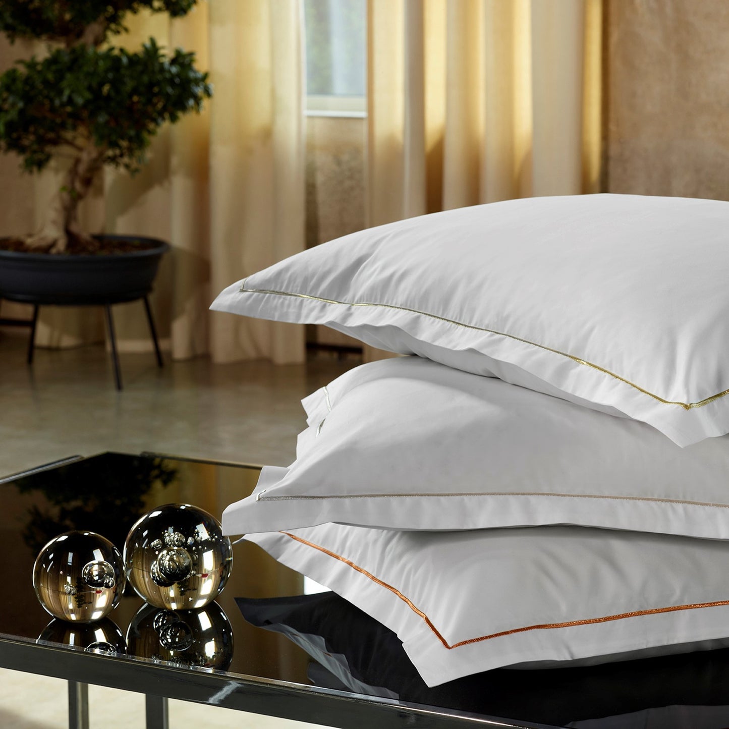 Gardénia Oxford pillowcases