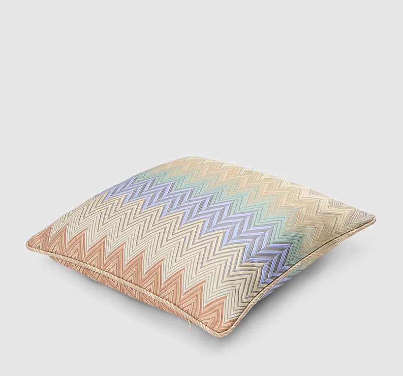 Bastia Cushion - Green & Multicoloured (40 x 40 cm)