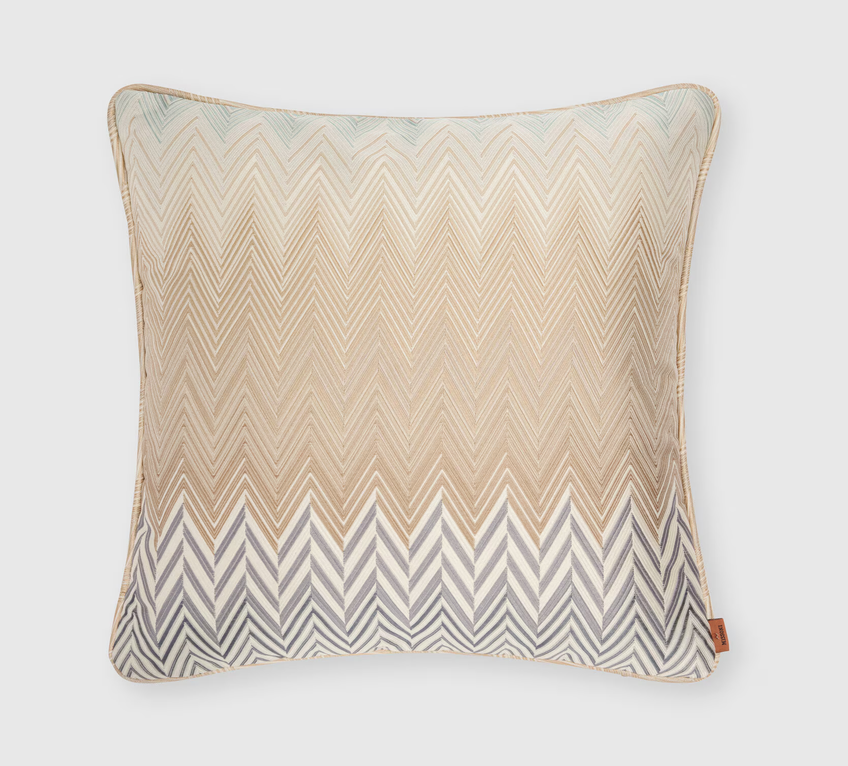 Bastia Cushion - Beige & Multicoloured (40 x 40 cm)