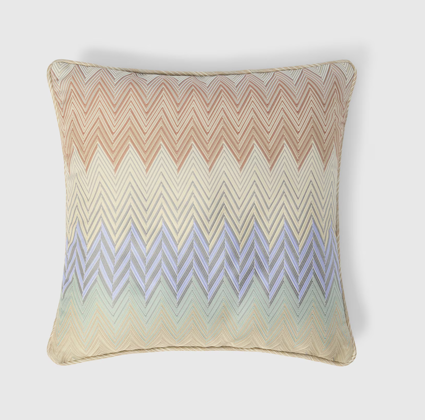 Bastia Cushion - Green & Multicoloured (40 x 40 cm)