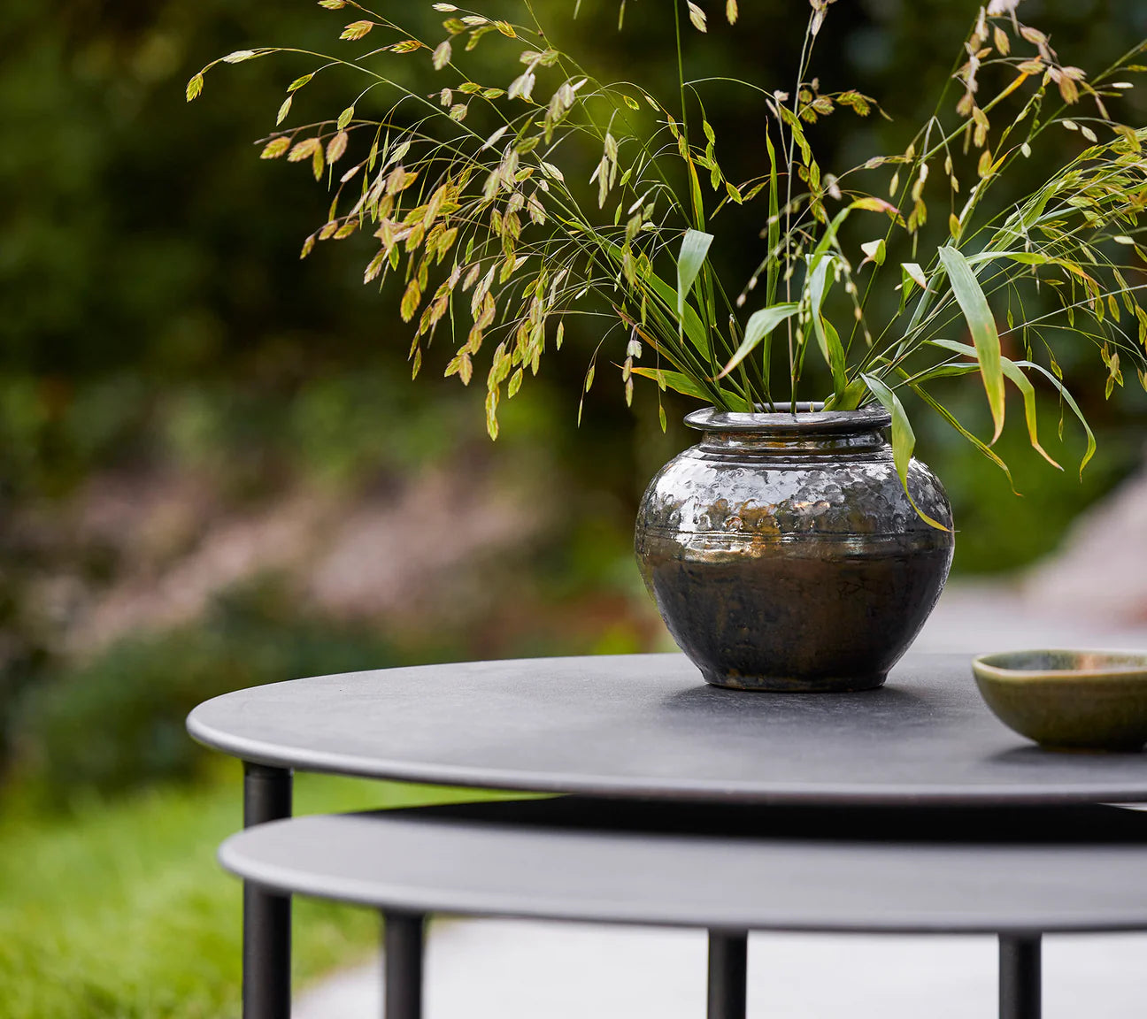 Twist aluminium coffee table