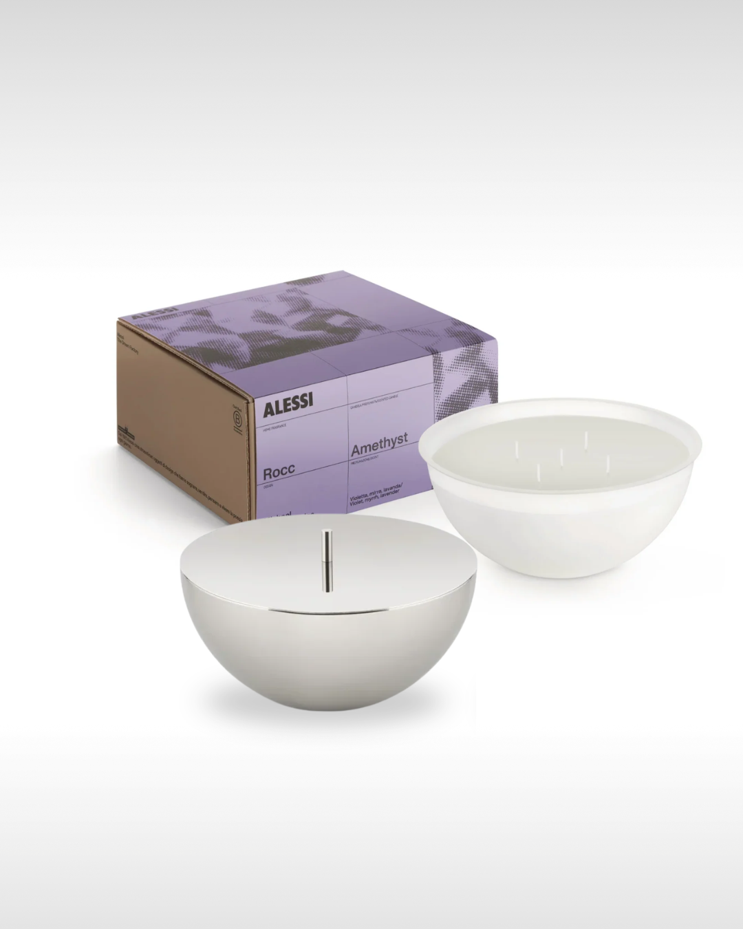 Rocc Candle Container With Candle - Large