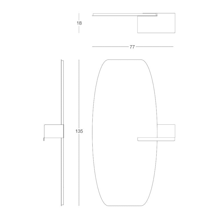 Cactus Botte Wall mirror