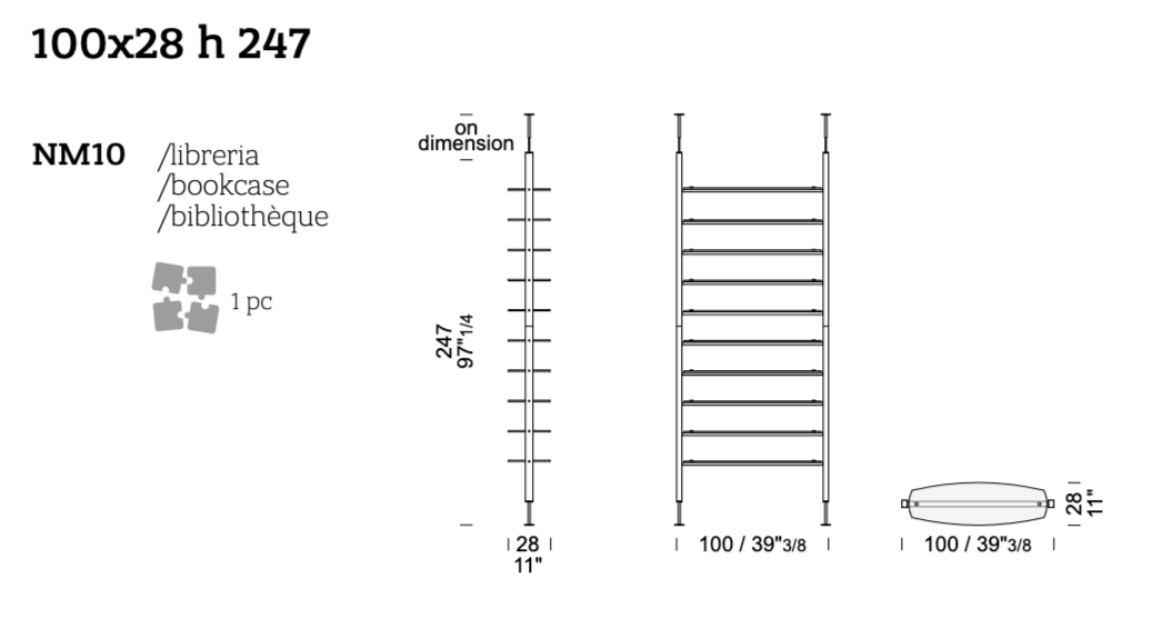 Bookcase Nima Medium
