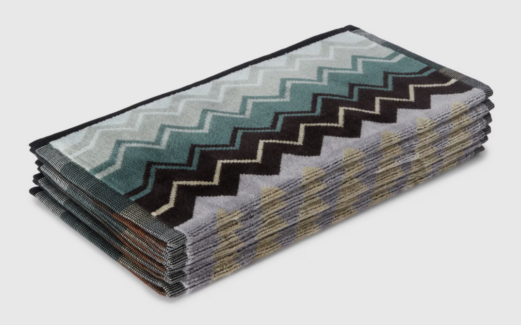 Giacomo face towels - Green- 6 pieces