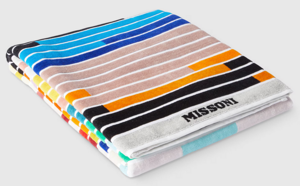 Melody striped cotton terry