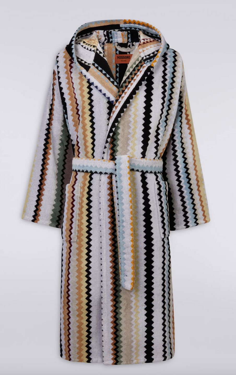Long Curt Chevron bathrobe