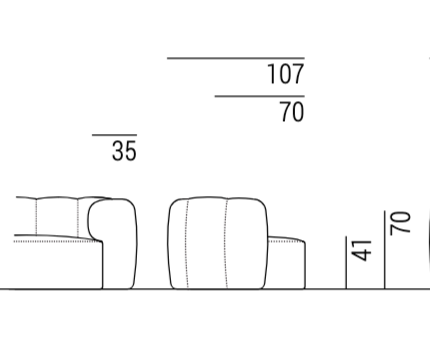 Milo -  Sofa Composition (set 2 sofas)
