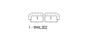 Milo -  Sofa Composition (set 2 sofas)