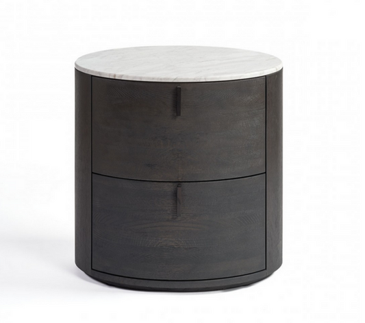 Como Oval Bedside Table