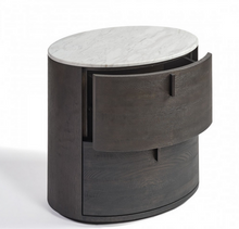 Load image into Gallery viewer, Como Oval Bedside Table
