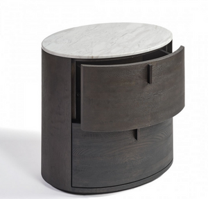 Como Oval Bedside Table