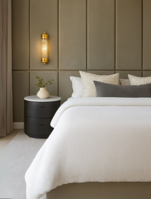 Como Oval Bedside Table