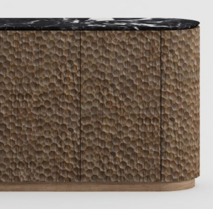 Oliver Sideborad (Ash & Black Marble)