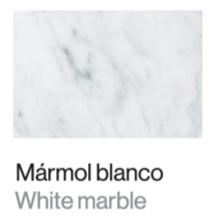 Slot Round Coffee Tables with Marble Ø100
