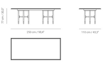 Load image into Gallery viewer, Sou Dinning Table (Midnight)
