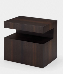 Hook Side Table w/ Drawer (Simple & Brass)