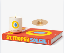 Carregar imagem no visualizador da galeria, St. Tropez Soleil Book &amp; Travel from Home Scented Candle
