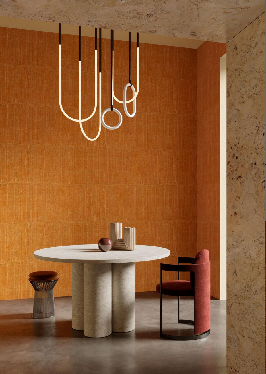 Collection Arte  Textura Ignis- Pattern Katan Silk