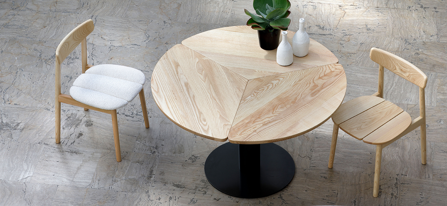 Klee natural oak chair
