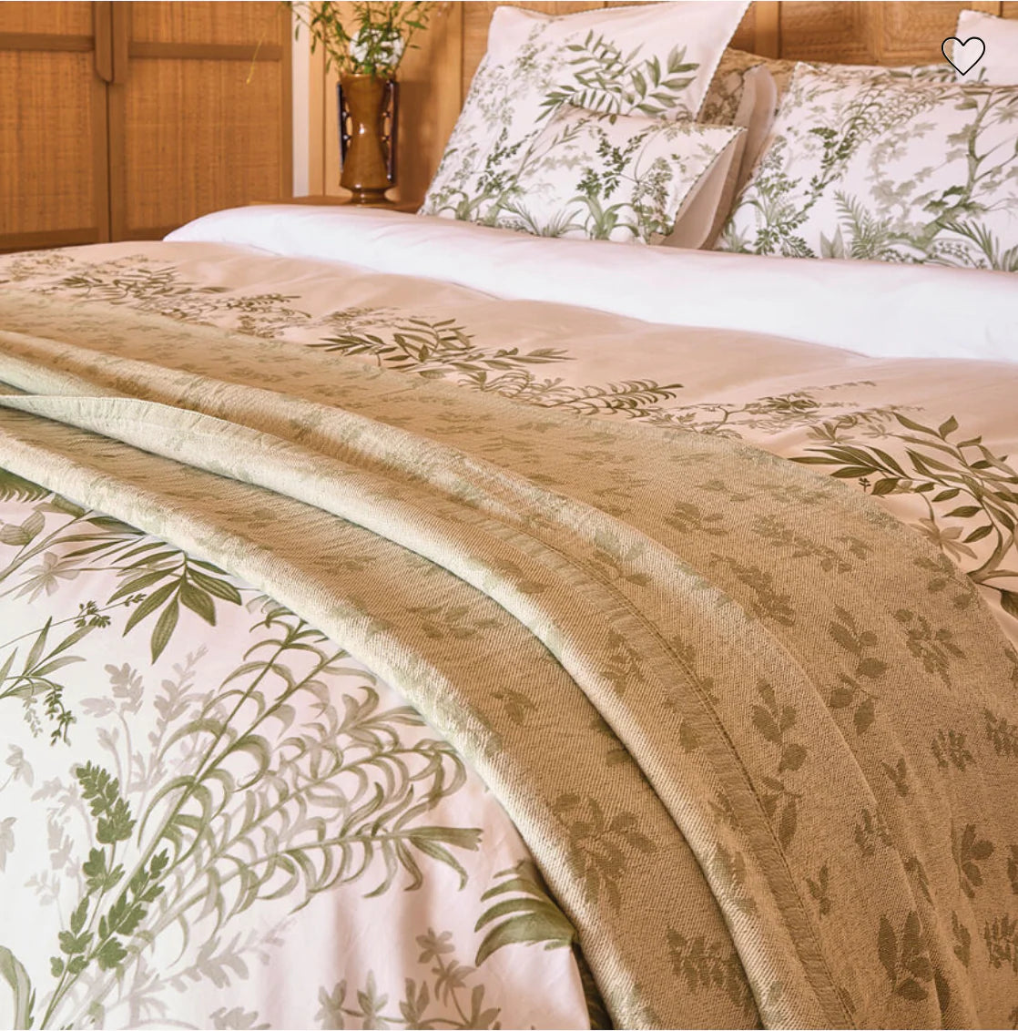 Jardin d' Eden Set (1 Duvet Cover + 2 pillows 50x75 + Nuances - fitted sheets )