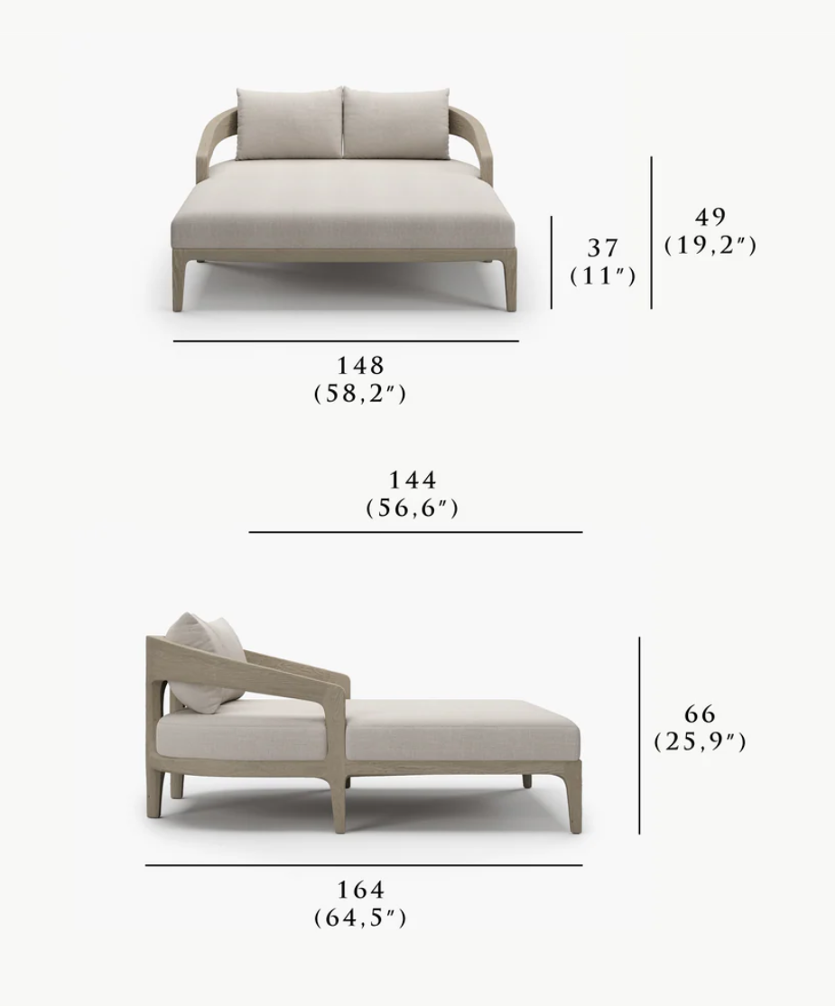Whale - ash Sun Daybed