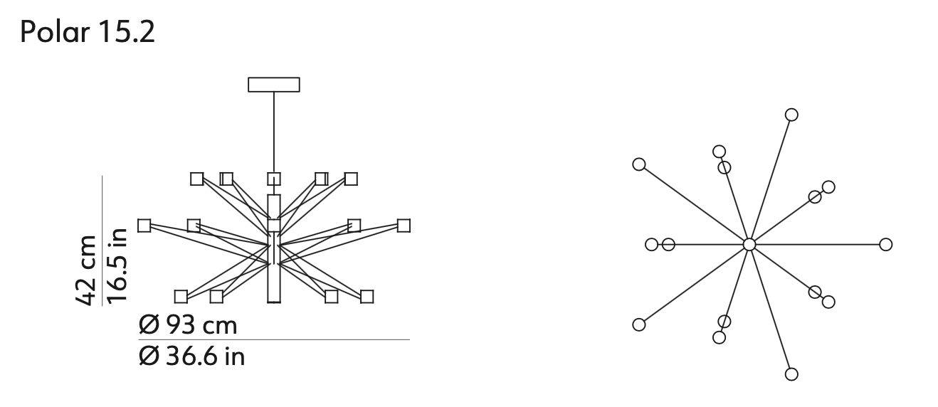 Polar Suspension lamp