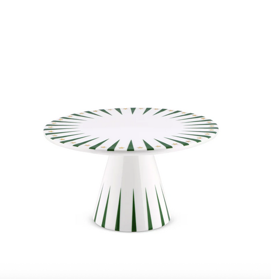 Delight Stand Serving Plate (Green)