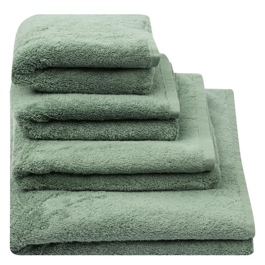Loweswater organic sage towels