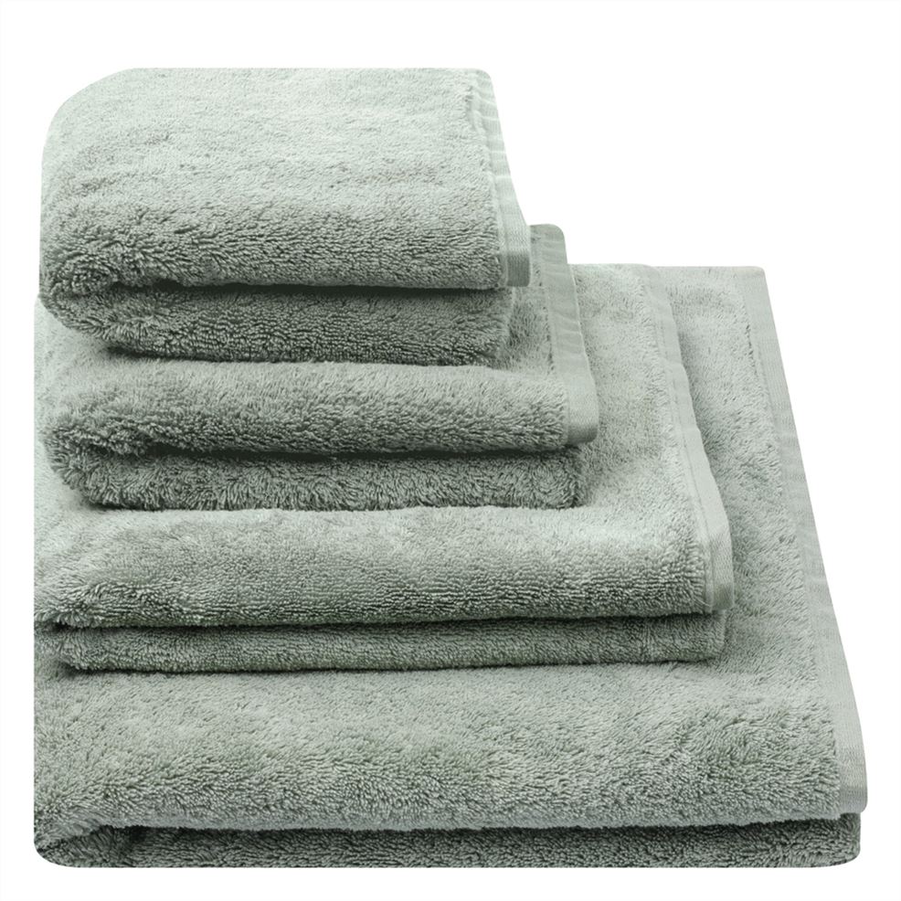 Loweswater organic antique jade towels