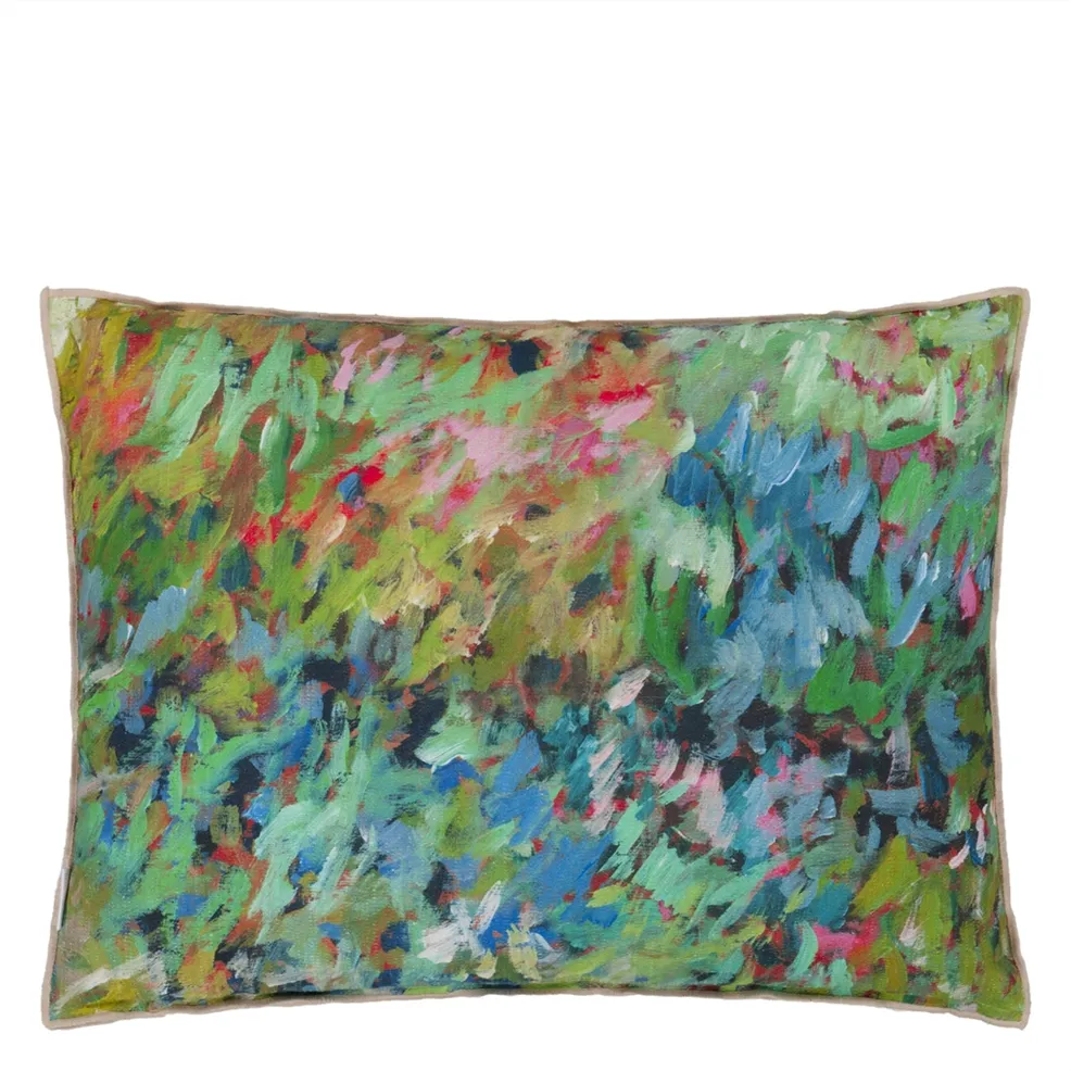 Foret Impressioniste cotton cushion
