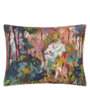 Foret Impressioniste cotton cushion