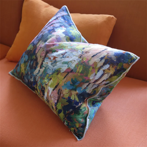 Foret Impressioniste cotton cushion
