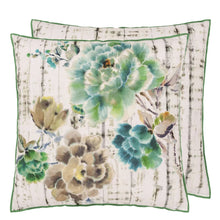 Load image into Gallery viewer, Kyoto Flower Jade cushion
